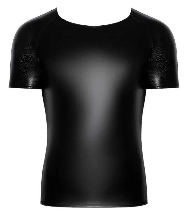 Noir Powerwetlook Shirt 2XL Noir Powerwetlook Shirt 2XL