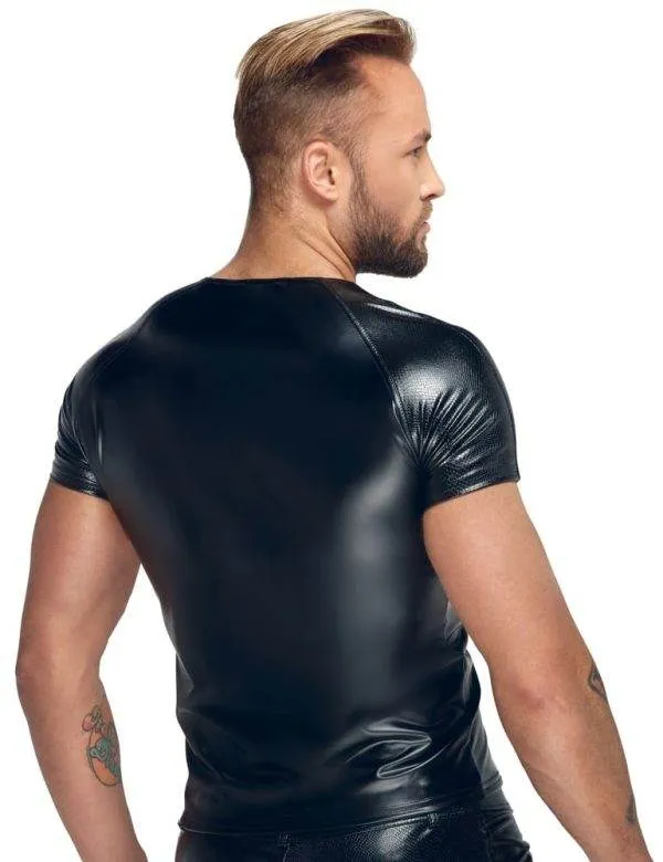 Noir Powerwetlook Shirt 2XL Noir Powerwetlook Shirt 2XL