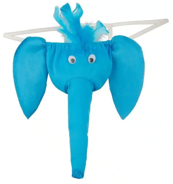 Svenjoyment Herren Gag String Elefant S-L Svenjoyment Herren Gag String Elefant S-L