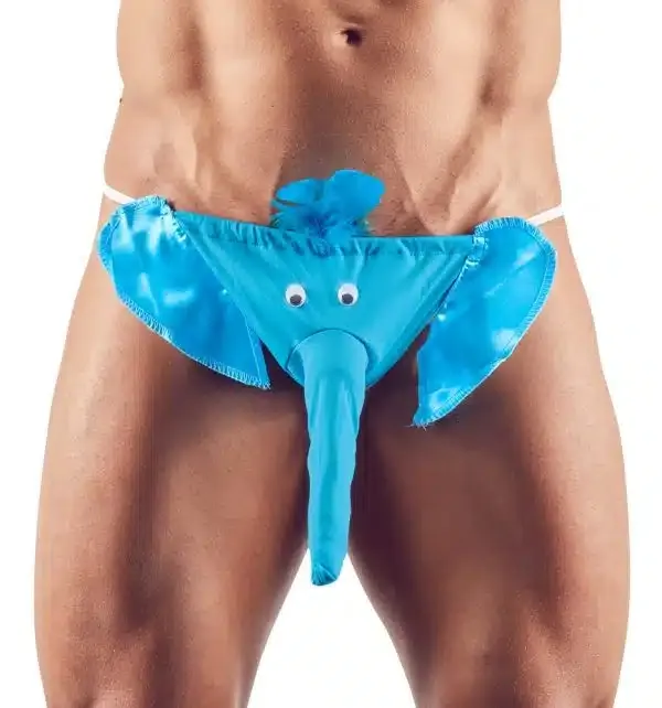Svenjoyment Herren Gag String Elefant S-L