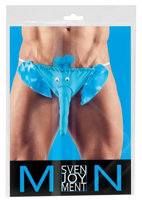 Svenjoyment Herren Gag String Elefant S-L
