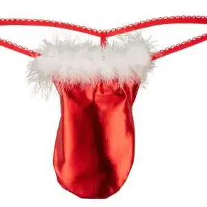 Svenjoyment Weihnachts-String rot-weiß S-L Svenjoyment Weihnachts-String rot-weiß S-L – Bild 4
