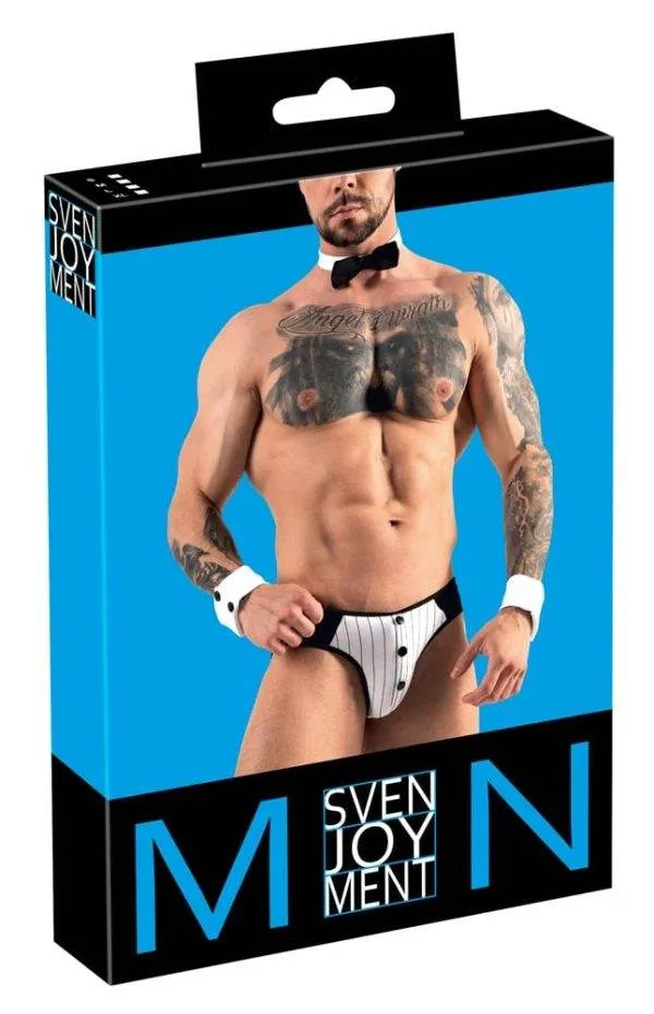 21803911701_verp Svenjoyment Herren Jockslip Set Schwarz/Weiß M