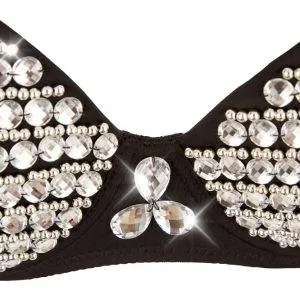 Cottelli PARTY Glitzer Perlen BH Schwarz/Silber 85B Cottelli PARTY Glitzer Perlen BH Schwarz/Silber 85B – Bild 4