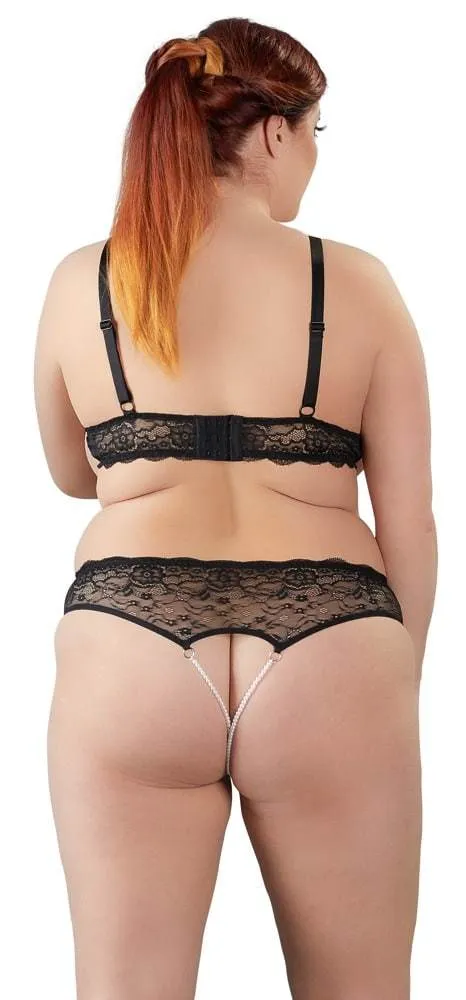 Cottelli CURVES - Perlenset mit Soft-BH und String L Cottelli CURVES - Perlenset mit Soft-BH und String L