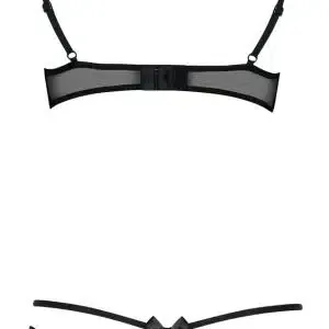 Obsessive Intensa - BH Set mit Spitze und Zierschleifen S/M Obsessive Intensa - BH Set mit Spitze und Zierschleifen S/M – Bild 4
