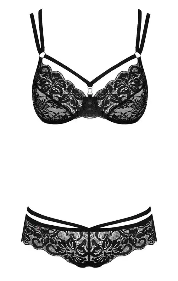 Obsessive Spitzen-Set: Verstellbarer BH & String L/XL Obsessive Spitzen-Set: Verstellbarer BH & String L/XL