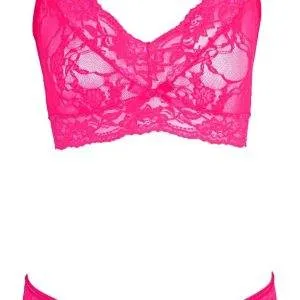 Cottelli LINGERIE - Pinkes Spitzen-Set S/M Cottelli LINGERIE - Pinkes Spitzen-Set S/M – Bild 5