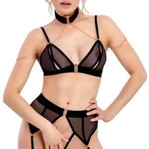 Aubierta Fina - Verführerisches Samt-BH Set M Aubierta Fina - Verführerisches Samt-BH Set M – Bild 4