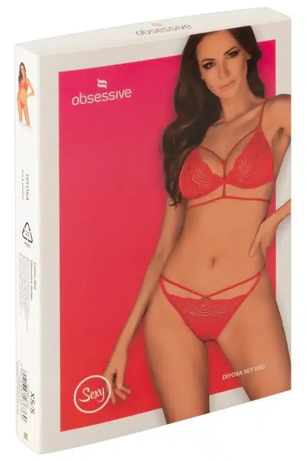 Obsessive Diyosa - Set mit Soft-BH und Slip M/L