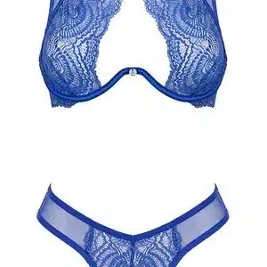Obsessive Giselia - BH & Slip in royalem Blau XS/S Obsessive Giselia - BH & Slip in royalem Blau XS/S – Bild 4