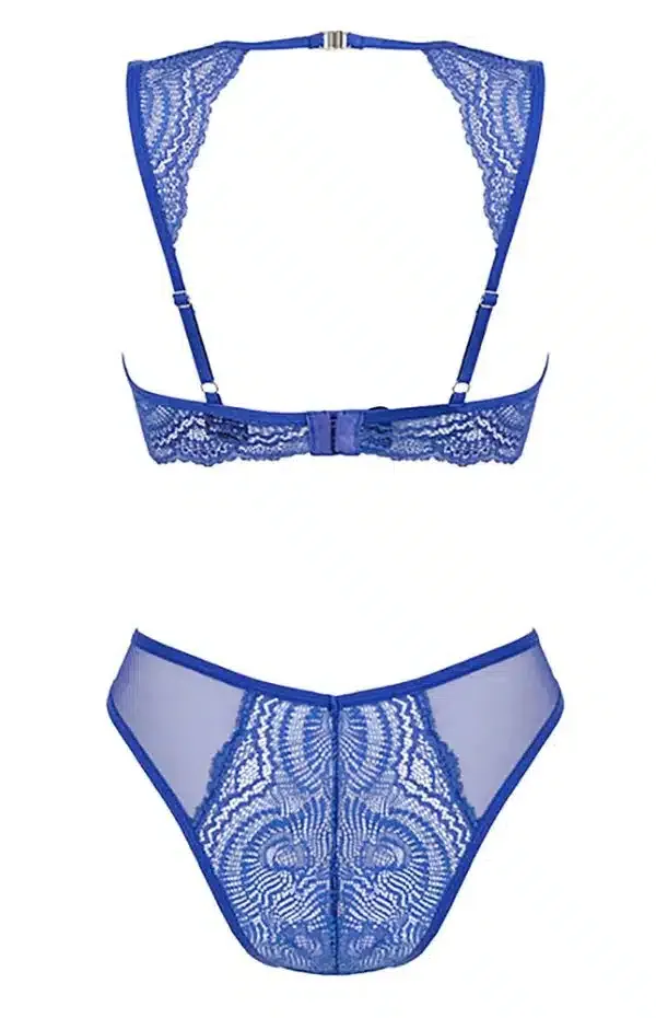 Obsessive Giselia - BH & Slip in royalem Blau XS/S Obsessive Giselia - BH & Slip in royalem Blau XS/S