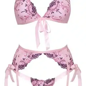 Kissable BH-Set, floral bestickt L/XL Kissable BH-Set, floral bestickt L/XL – Bild 4