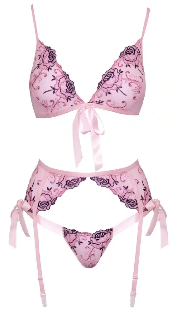 Kissable BH-Set, floral bestickt L/XL Kissable BH-Set, floral bestickt L/XL