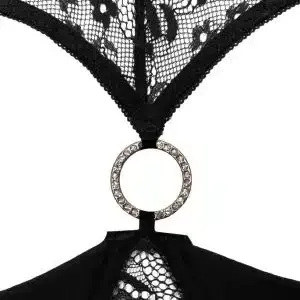 Cottelli LINGERIE - Hebe Set mit Glitzerelementen und String ouvert 80B/M Cottelli LINGERIE - Hebe Set mit Glitzerelementen und String ouvert 80B/M – Bild 5