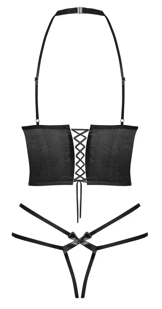Obsessive Erotische Dessous - Bügel-Hebe & String Set L/XL Obsessive Erotische Dessous - Bügel-Hebe & String Set L/XL
