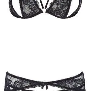 Cottelli LINGERIE Spitzenstrapsset - Ouvert BH, Strapsgurt und String S Cottelli LINGERIE Spitzenstrapsset - Ouvert BH, Strapsgurt und String S – Bild 5