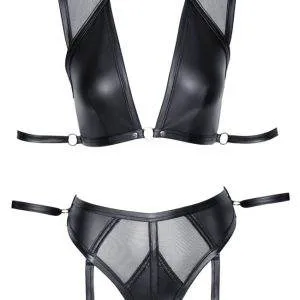 Cottelli BONDAGE - Top & Slip mit Schenkel-Harnesses S Cottelli BONDAGE - Top & Slip mit Schenkel-Harnesses S – Bild 5