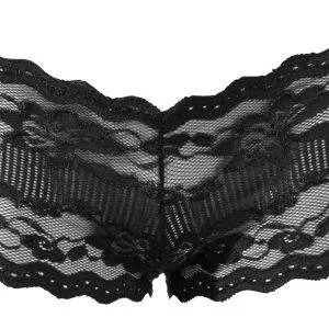 Cottelli LINGERIE - Verführerische Spitzen-Panty mit Rückenbindung S Cottelli LINGERIE - Verführerische Spitzen-Panty mit Rückenbindung S – Bild 4