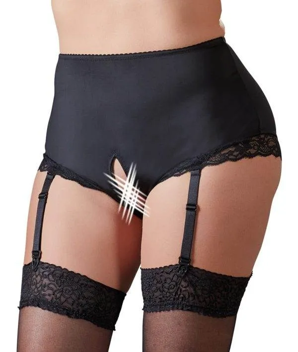 Cottelli CURVES Strapsslip ouvert, verstellbare Strapse, figurformend 2XL Cottelli CURVES Strapsslip ouvert, verstellbare Strapse, figurformend 2XL