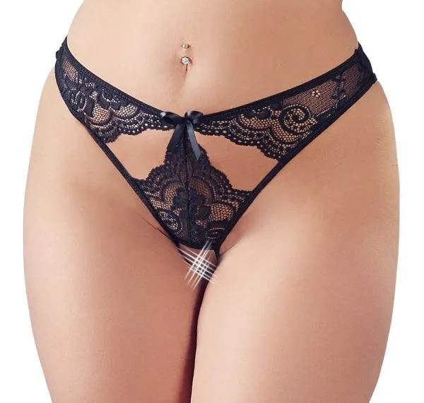 NO:XQSE - Offener Spitzen-Slip M NO:XQSE - Offener Spitzen-Slip M