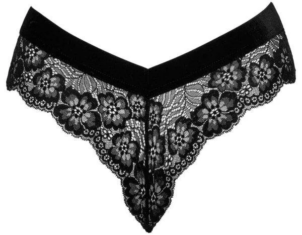 Cottelli LINGERIE - Spitzenpanty mit abnehmbarer Kette S Cottelli LINGERIE - Spitzenpanty mit abnehmbarer Kette S