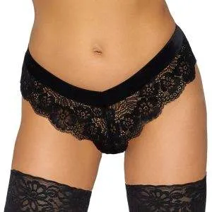 Cottelli LINGERIE - Spitzenpanty mit abnehmbarer Kette S Cottelli LINGERIE - Spitzenpanty mit abnehmbarer Kette S – Bild 2