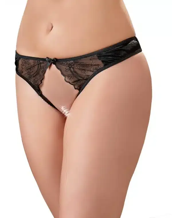 Basic String schwarz L
