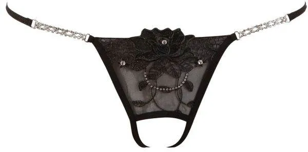 Cottelli LINGERIE String Strass - Sexy bis ins Detail! M/L Cottelli LINGERIE String Strass - Sexy bis ins Detail! M/L