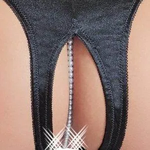 Cottelli LINGERIE - Perlen-Slip ouvert, Satin, Stickerei S Cottelli LINGERIE - Perlen-Slip ouvert, Satin, Stickerei S – Bild 5