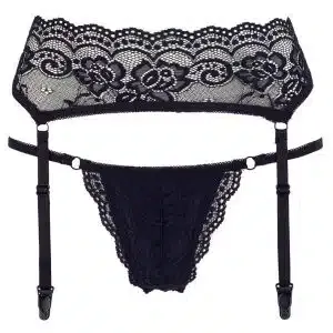 Cottelli LINGERIE - Spitzen-Set mit Strapsgurt L Cottelli LINGERIE - Spitzen-Set mit Strapsgurt L – Bild 4