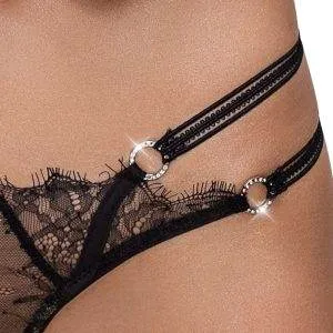 Cottelli LINGERIE - Verführerischer Riostring mit Strassringen M/L Cottelli LINGERIE - Verführerischer Riostring mit Strassringen M/L – Bild 5