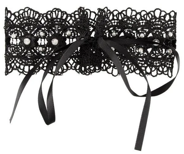Cottelli ACCESSOIRES - Glamour Halsband mit Strass unisize Cottelli ACCESSOIRES - Glamour Halsband mit Strass unisize