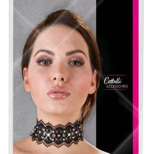 Cottelli ACCESSOIRES - Glamour Halsband mit Strass unisize Cottelli ACCESSOIRES - Glamour Halsband mit Strass unisize – Bild 1