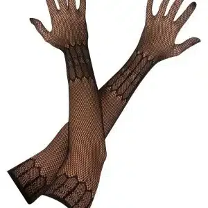 Cottelli ACCESSOIRES - Eleganz in Netz: Ellenbogenlange Handschuhe mit grafischen Mustern S-L Cottelli ACCESSOIRES - Eleganz in Netz: Ellenbogenlange Handschuhe mit grafischen Mustern S-L – Bild 5