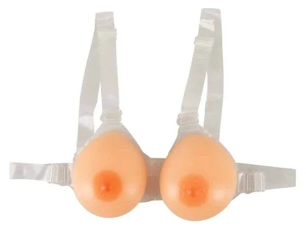 Cottelli Silikonbrüste mit Halter - lebensechte Optik (400g) unisize Cottelli Silikonbrüste mit Halter - lebensechte Optik (400g) unisize