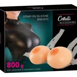 Cottelli Silikonbrüste mit Halter - lebensechte Optik (400g) unisize Cottelli Silikonbrüste mit Halter - lebensechte Optik (400g) unisize – Bild 1