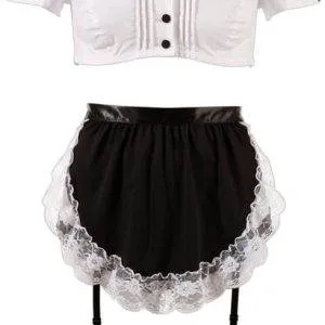 Cottelli COSTUMES Servier Set S - Komplettes Outfit für heiße Rollenspiele Schwarz/Weiß S Cottelli COSTUMES Servier Set S - Komplettes Outfit für heiße Rollenspiele Schwarz/Weiß S – Bild 5
