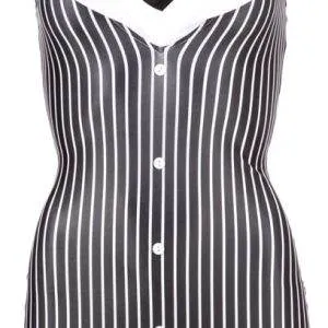 Cottelli COSTUMES Sekretärin S - Enganliegendes Kleid mit Strapsen und Krawatte Schwarz/Weiß S Cottelli COSTUMES Sekretärin S - Enganliegendes Kleid mit Strapsen und Krawatte Schwarz/Weiß S – Bild 5