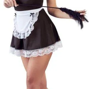 Cottelli COSTUMES Servierkleid - Figurbetontes Kleid mit Schürze Schwarz/Weiß S Cottelli COSTUMES Servierkleid - Figurbetontes Kleid mit Schürze Schwarz/Weiß S – Bild 3