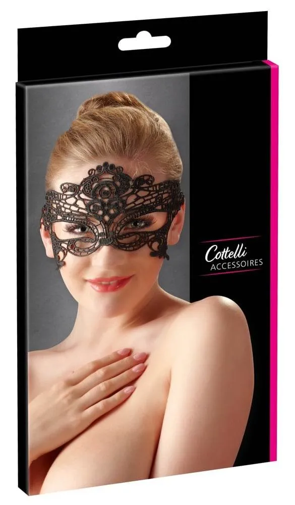 24802631001_verp Cottelli ACCESSOIRES Augenmaske - Sinnliche Verführung unisize