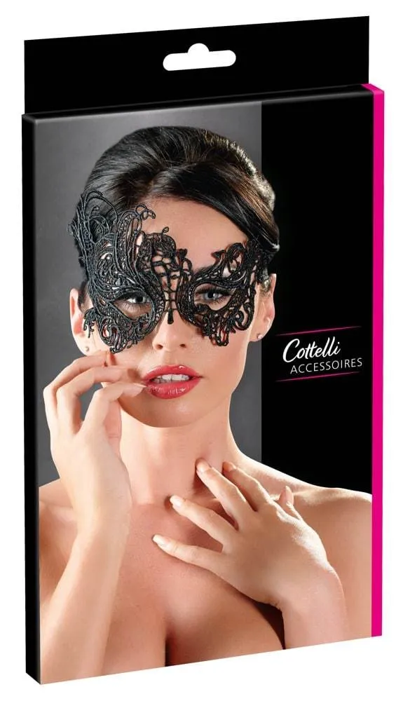 24803011001_verp Cottelli ACCESSOIRES - Sinnliche Spitzenmaske unisize