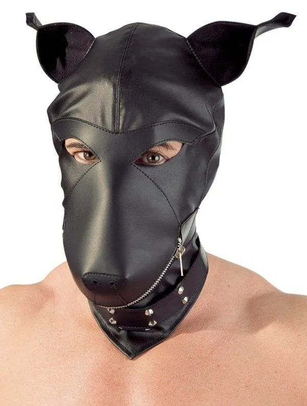 24900991000_nor_a Fetish Collection - Lederimitat Hundemaske S-L
