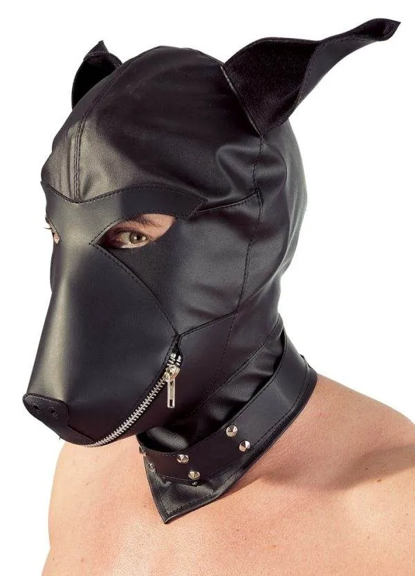 Fetish Collection - Lederimitat Hundemaske S-L Fetish Collection - Lederimitat Hundemaske S-L