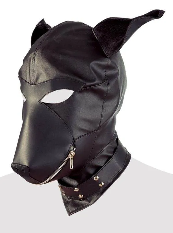 Fetish Collection - Lederimitat Hundemaske S-L Fetish Collection - Lederimitat Hundemaske S-L