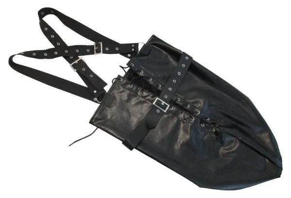Fetish Collection Armsack - Edle Leder-Optik, verstellbarer Schulterriemen