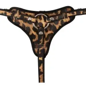 Leopard Frenzy - Verstellbarer Strap-on-String Leo/Schwarz S-L Leopard Frenzy - Verstellbarer Strap-on-String Leo/Schwarz S-L – Bild 3