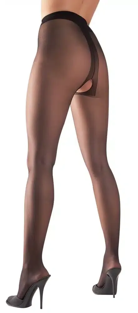 Cottelli LEGWEAR - Ouvert Strumpfhose, Satin Sheer Glanz 5 Cottelli LEGWEAR - Ouvert Strumpfhose, Satin Sheer Glanz 5