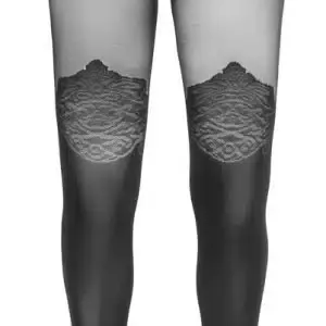 Cottelli LEGWEAR Strumpfhose Ouvert, Overknee-Look, 40/20 den, Öko-Tex zertifiziert 1 Cottelli LEGWEAR Strumpfhose Ouvert, Overknee-Look, 40/20 den, Öko-Tex zertifiziert 1 – Bild 5