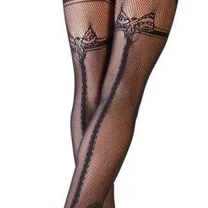 Cottelli LEGWEAR - Netzstrumpfhose ouvert mit Strumpfband S/M Cottelli LEGWEAR - Netzstrumpfhose ouvert mit Strumpfband S/M – Bild 3